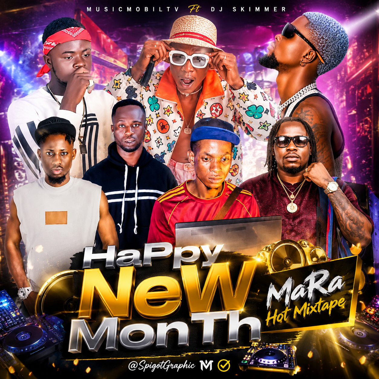 Musicmobiltv ft. Dj Skimmer – Happy New Month Mara Hot Mixtape